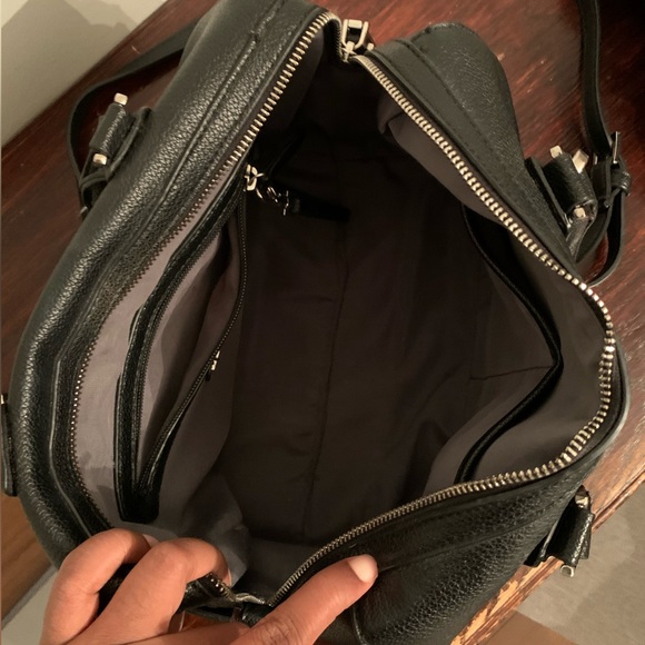 Black Medicine Bag with Removable Crossbody Strap - Picture 3 of 3